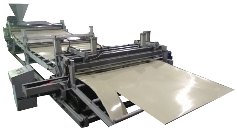 Оборудование (тип EXT 2200/160/320/45) для производства  пластмассовых листов и плит толщиной до 40 мм и  шириной до 2000 мм